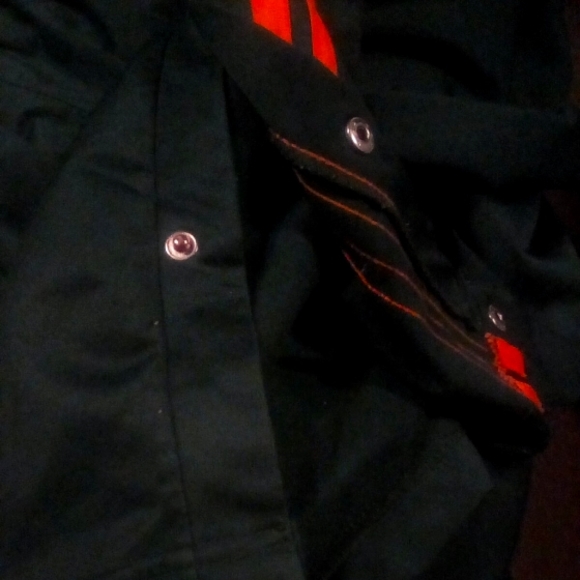 Men Track pants Orange & green authentic Steve &Barry University sportswear - Picture 7 of 7